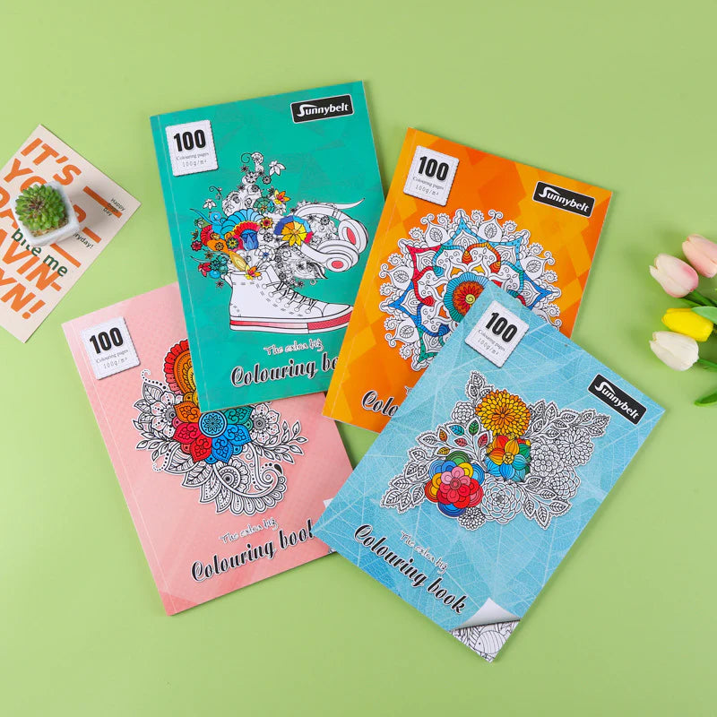 Mandala Colouring Book – 100 Pages of Calm & Creativity