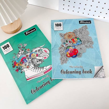 Mandala Colouring Book – 100 Pages of Calm & Creativity