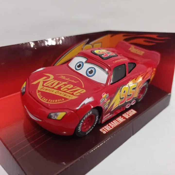 🚗 Lightning McQueen Die-Cast Model Car – Premium Finish | Cars Movie Collectible (95 Red Edition)