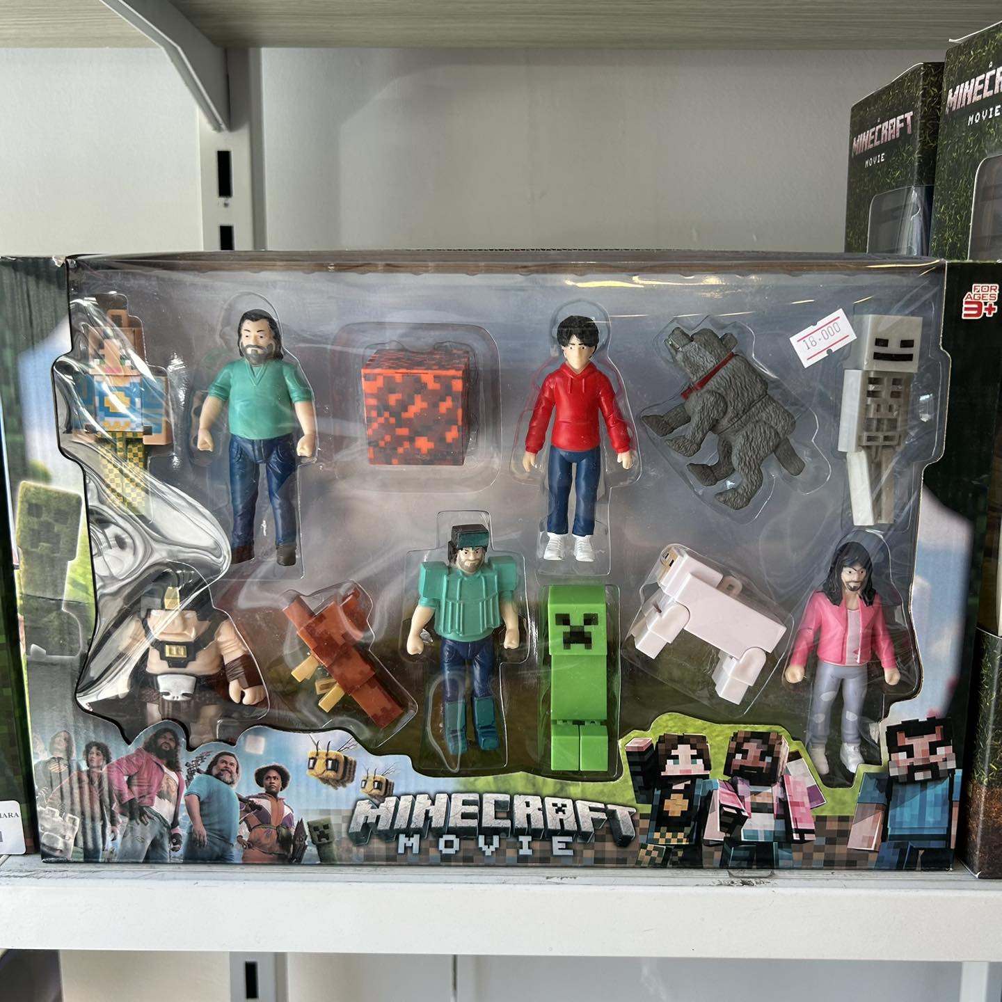 🎮 Minecraft Movie Action Figure Set – 9-Piece Character Collection (Ages 3+)