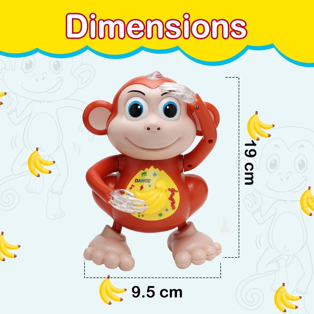 Dancing Monkey Toy – Musical, Light-Up & Full of Fun!