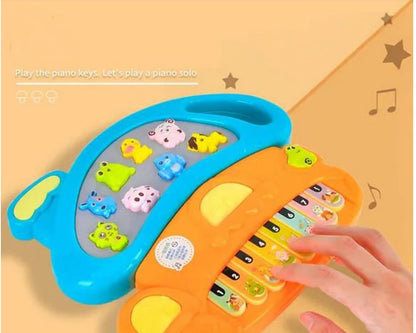 🌈 Mushroom Musical Piano Toy – Light-Up, Animal Sounds & Baby-Friendly Keys