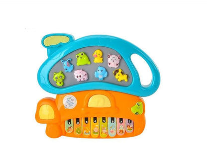 🌈 Mushroom Musical Piano Toy – Light-Up, Animal Sounds & Baby-Friendly Keys