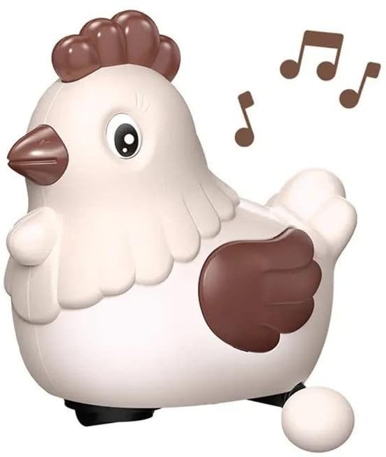 🐔 Electric Rotate Hen – Musical Egg-Laying Toy for Kids