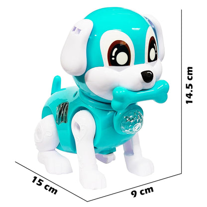 🐶 Musical LED Walking Smart Dog Toy — Battery Operated