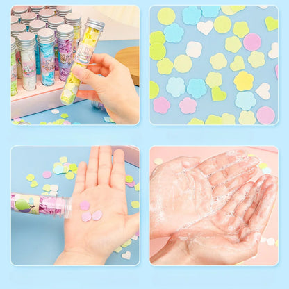 🫧 Paper Soap Fragrance Bottle – Travel-Friendly Cute Mini Tube | Assorted Scents & Colors (Pack of 5)