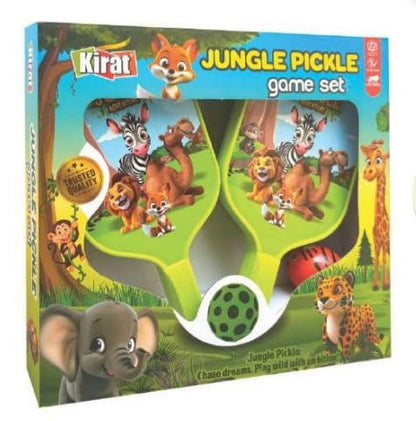 🐯🌴 Jungle Adventure Pickle Ball Game Set – Fun Outdoor Play for Kids!