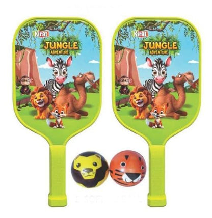 🐯🌴 Jungle Adventure Pickle Ball Game Set – Fun Outdoor Play for Kids!