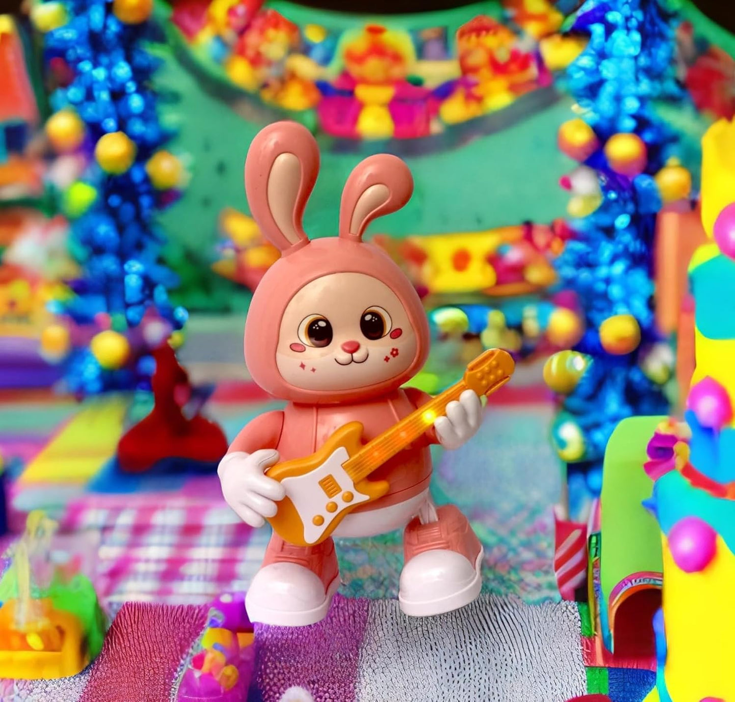 🐰🎸 Rabbit Guitarist – Musical Dancing Bunny Toy (Ages 3+)