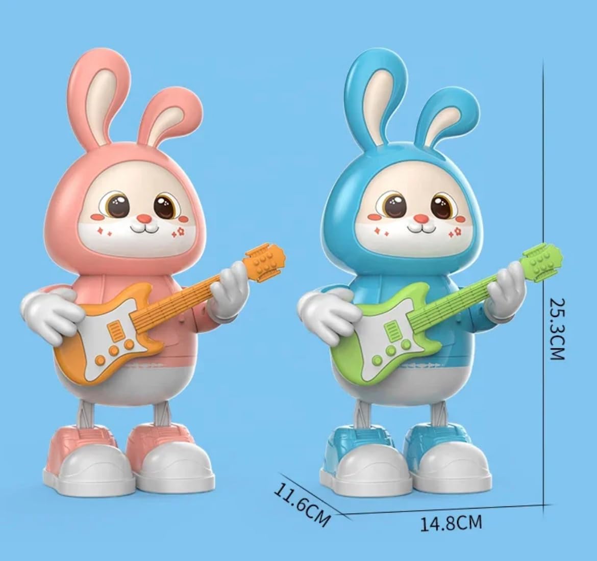 🐰🎸 Rabbit Guitarist – Musical Dancing Bunny Toy (Ages 3+)