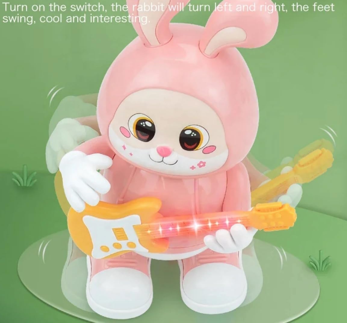 🐰🎸 Rabbit Guitarist – Musical Dancing Bunny Toy (Ages 3+)