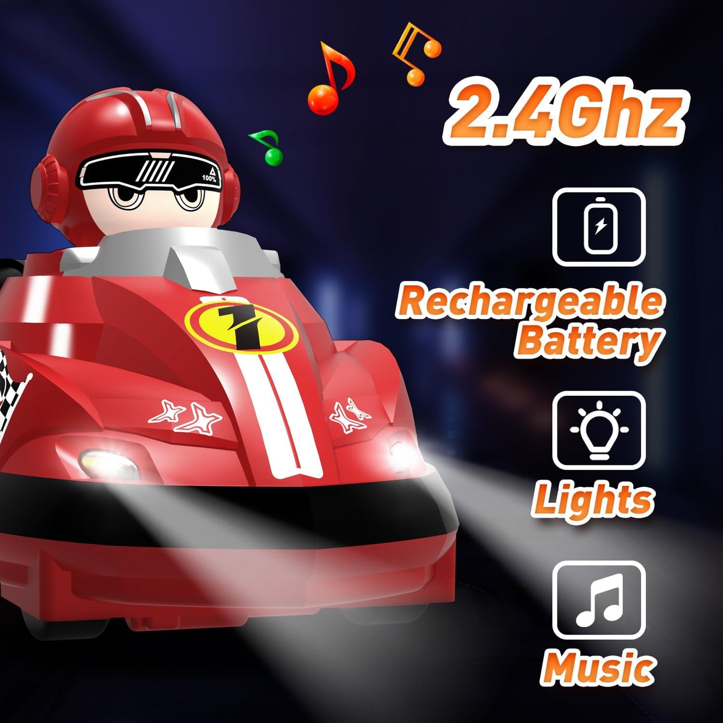 🚦RC Go Kart Bumper Car Battle Set – 2 Player, Multiplayer Mode 🚦