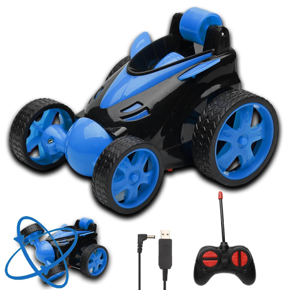 🚗 RC Rechargeable 360° Stunt Racing Car – Kids Remote Control Toy