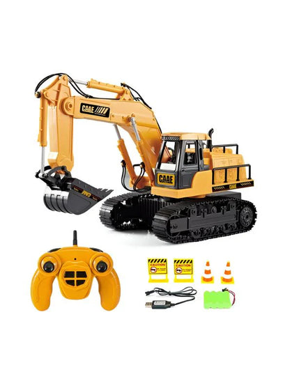 🏗️ Remote Control JCB Excavator – 2.4GHz Multifunction Toy | RC Toys