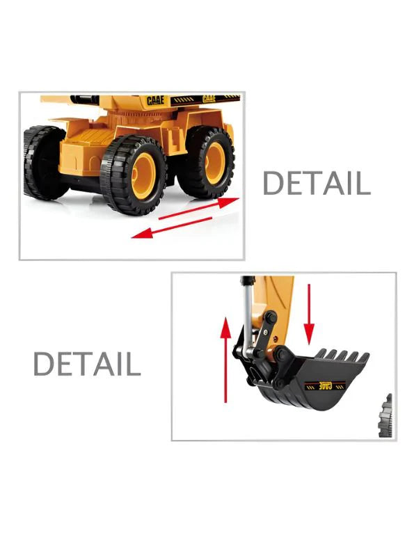 🏗️ Remote Control JCB Excavator – 2.4GHz Multifunction Toy | RC Toys