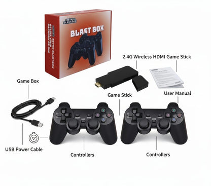 🔥 Retro Blast Box – HD Wireless Gaming Console | Retro Video Game | Nostalgia