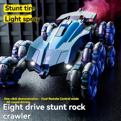 8-Wheel Rhino Stunt Drift RC Car – Remote Control All-Terrain Crawler (Color may Vary)