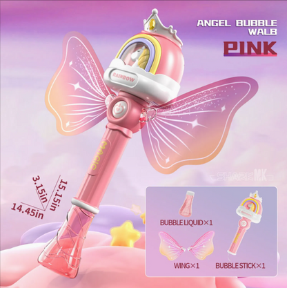 🌈 Angel Bubble Stick (12 Holes) — Unicorn Magic Bubble Wand