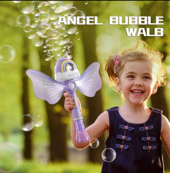 🌈 Angel Bubble Stick (12 Holes) — Unicorn Magic Bubble Wand