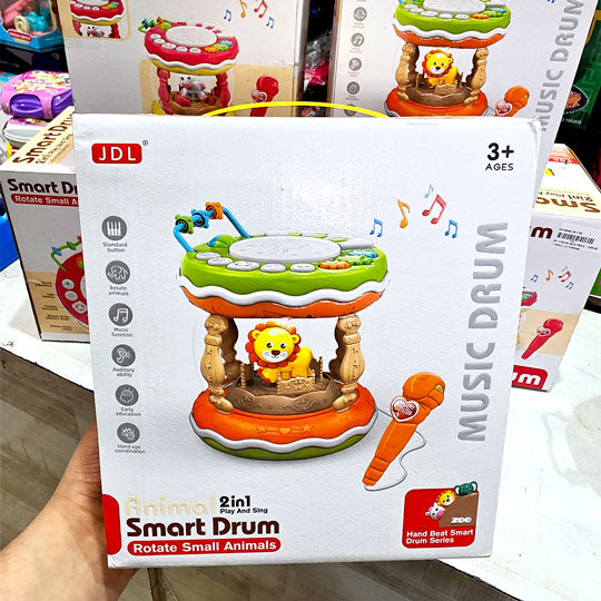 Smart Drum 2-in-1 Play & Sing Activity Toy for Kids – Musical Fun & Learning toy!