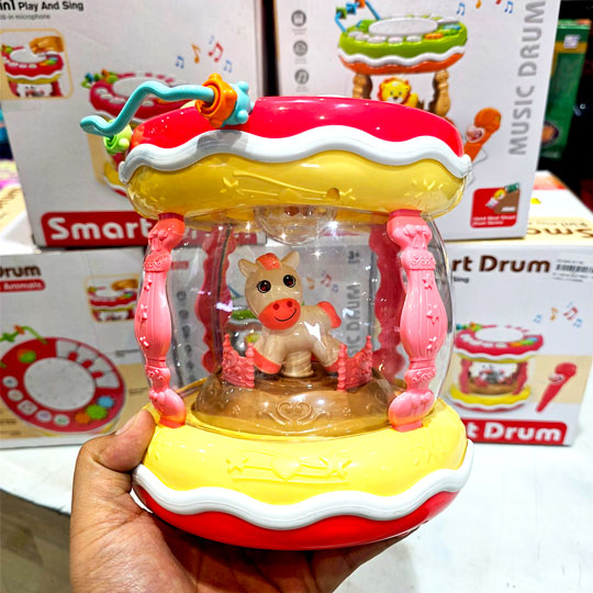 Smart Drum 2-in-1 Play & Sing Activity Toy for Kids – Musical Fun & Learning toy!