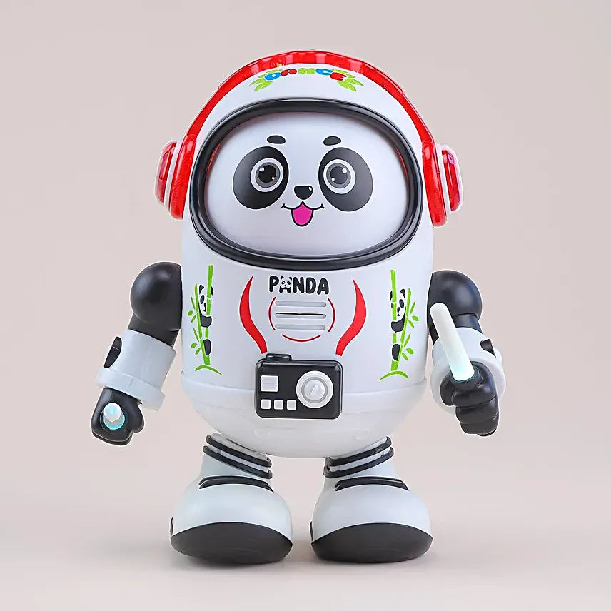 🚀🐼 Space Panda Dancing Robot – Musical, Light-Up