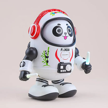 🚀🐼 Space Panda Dancing Robot – Musical, Light-Up