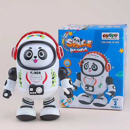 🚀🐼 Space Panda Dancing Robot – Musical, Light-Up