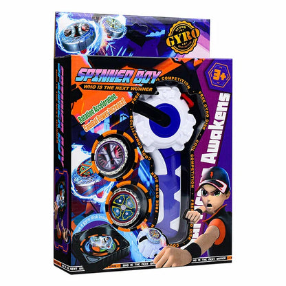 🔥 Spinner Boy Gyro Battle Set – Action-Packed Spinning Top Launcher Toy 🔥 | Like a Beyblade |