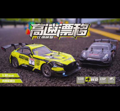🏁 Super Drift RC Racing Car – 1:16 Scale 4WD with ESP Gyro & Changeable Drift Tyres