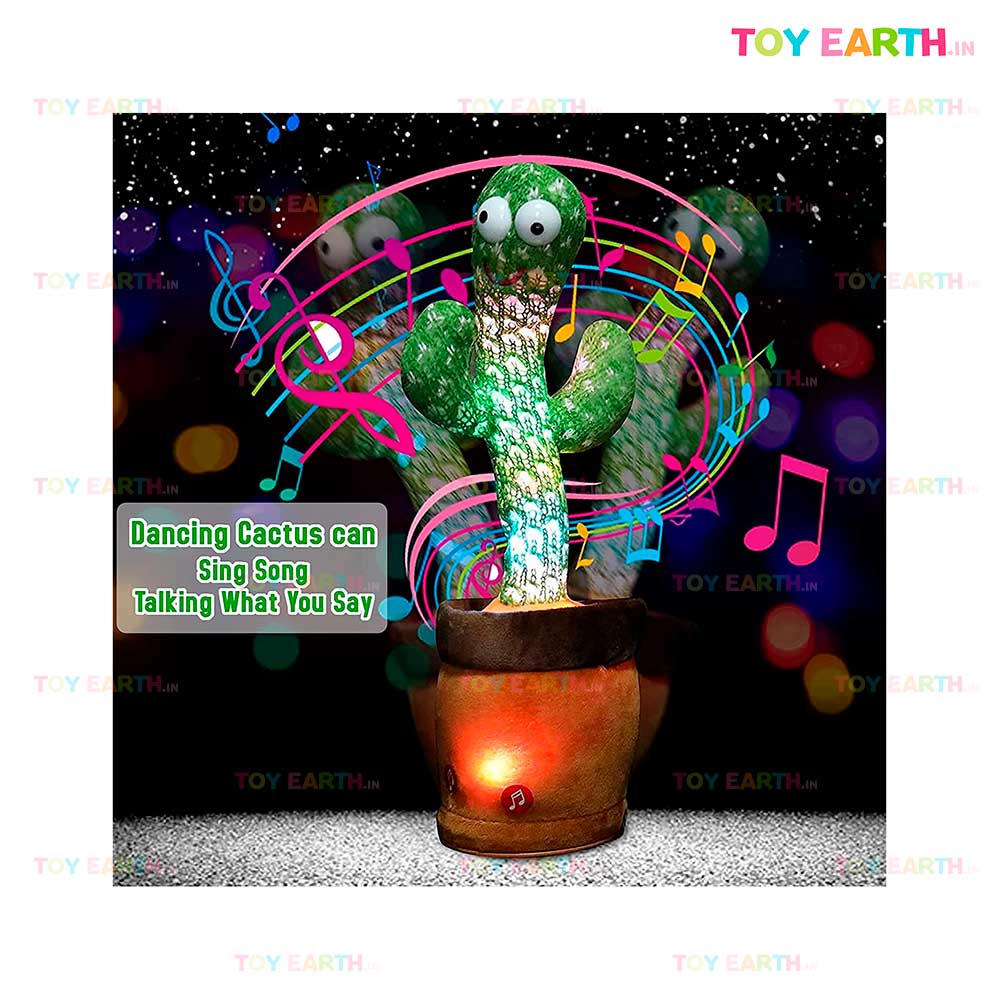 Dancing Talking Cactus Repeater Most Trend Toy Musical Chargeable