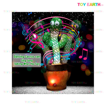 Dancing Talking Cactus Repeater Most Trend Toy Musical Chargeable