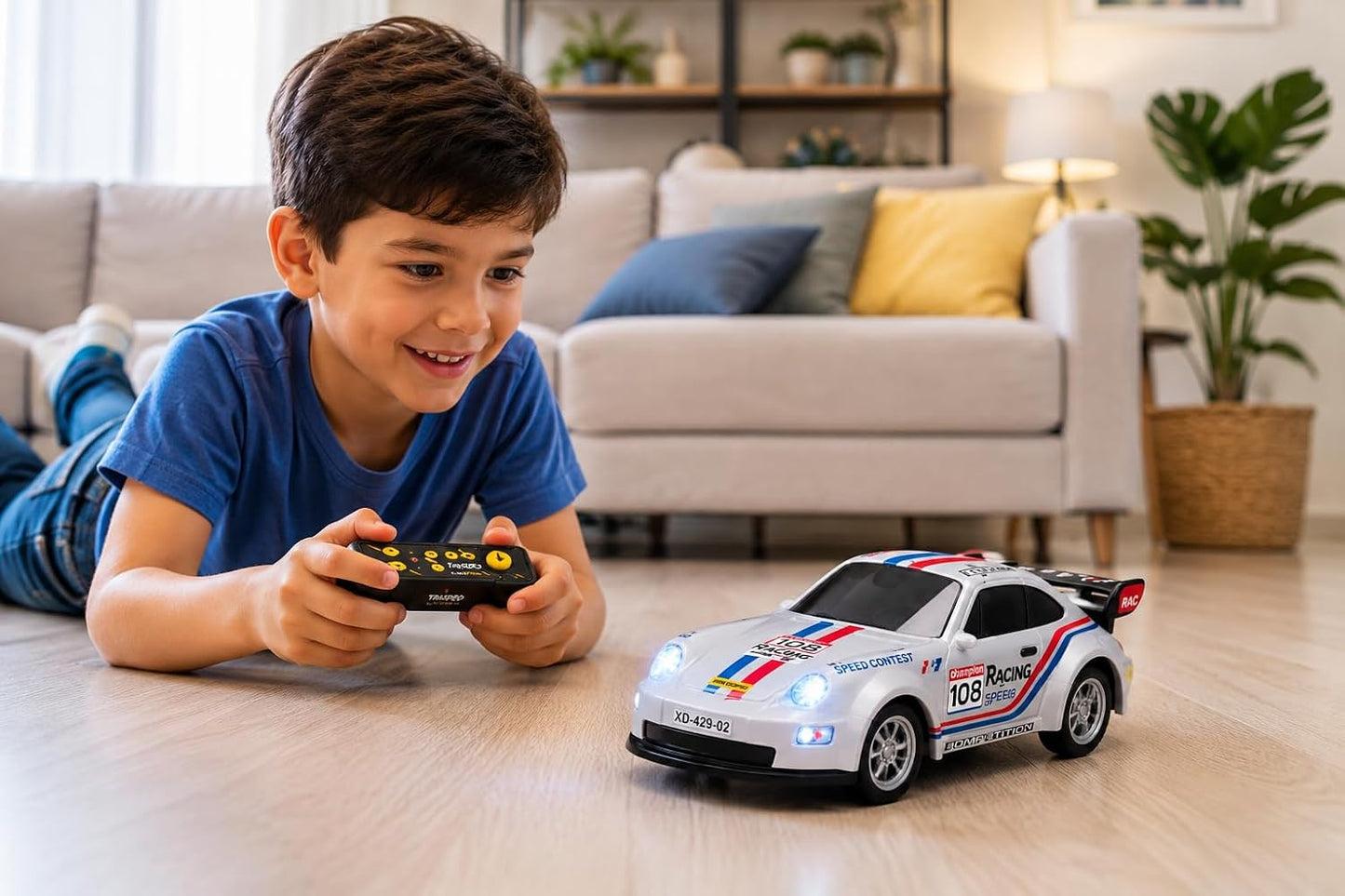 Trasped Porsche-Style 1:64 Mini Remote Control Racing Car | RC Hobby