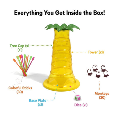 🐵 Monkey Tumble Game – Fun Family Board Game for Kids & Adults | Don’t Let The Monkeys Fall!