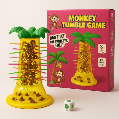 🐵 Monkey Tumble Game – Fun Family Board Game for Kids & Adults | Don’t Let The Monkeys Fall!