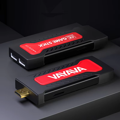 🎮 VAYAVA High Quality Game Stick – 3D Gaming Console with Dual Wireless Controllers | 10,000+ Games | HDMI Output