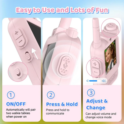 Kids Video Calling Walkie Talkie | without internet | Chat Feature | High Tech Toy | Best For Gifting