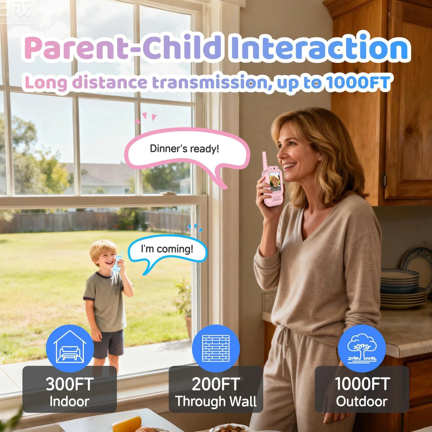 Kids Video Calling Walkie Talkie | without internet | Chat Feature | High Tech Toy | Best For Gifting