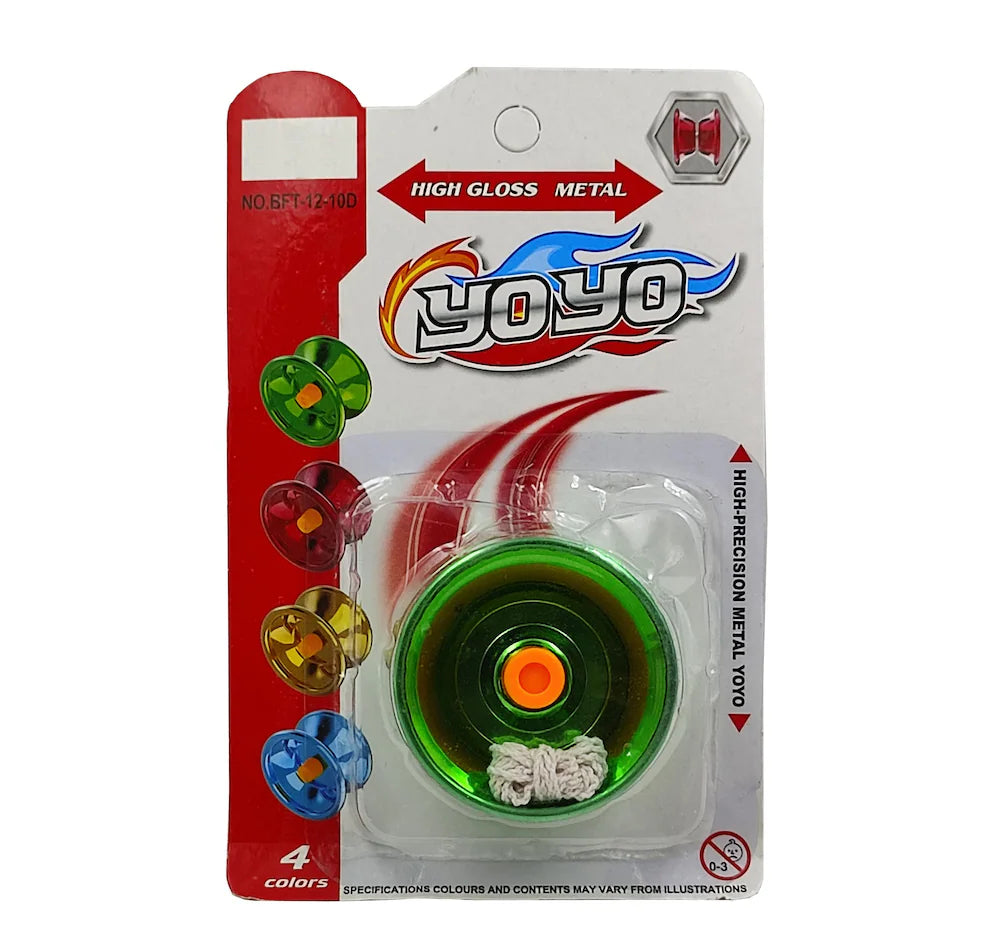 Glossy Metal Yo-Yo Fun Toy ! Activity excitement addictive