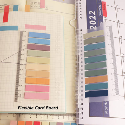 📘 Mini Sticky Notes Bookmark Set – 10 Colors (Pack of 3)