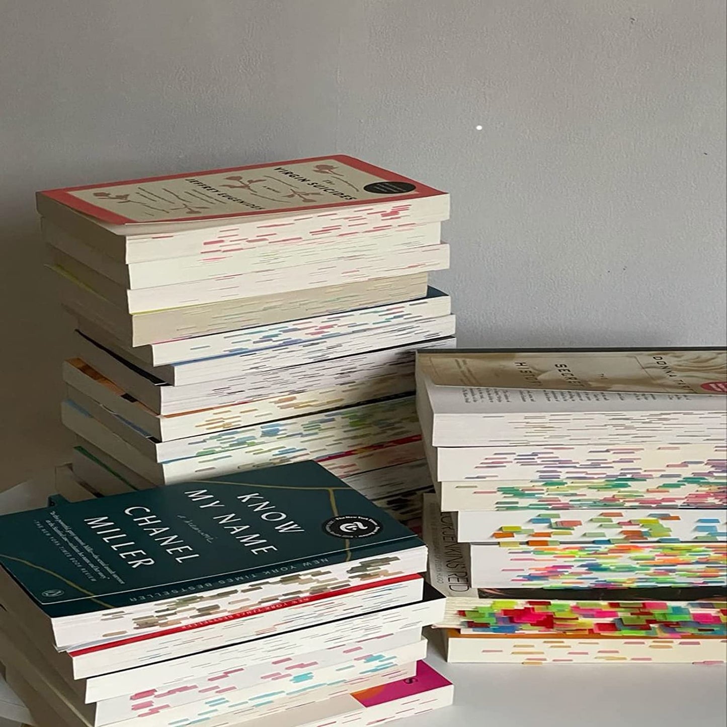 📘 Mini Sticky Notes Bookmark Set – 10 Colors (Pack of 3)