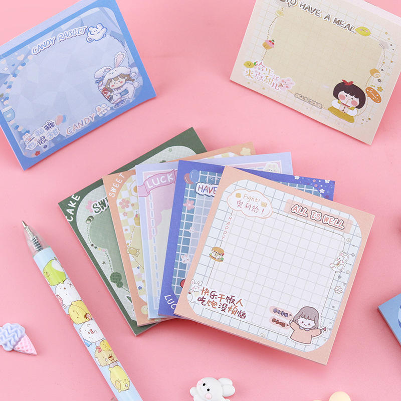 Mini Cute Sticky Notes – Pastel Color Theme (Pack Of 3)