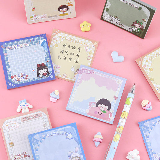 Mini Cute Sticky Notes – Pastel Color Theme (Pack Of 3)