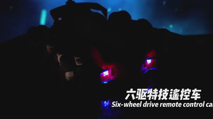 8-Wheel Rhino Stunt Drift RC Car – Remote Control All-Terrain Crawler (Color may Vary)