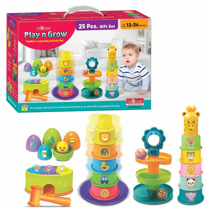 Toys Mate Play N Grow - A 5-in-1 Toddlers Learning Activity Gift Set For 12 Months And Above