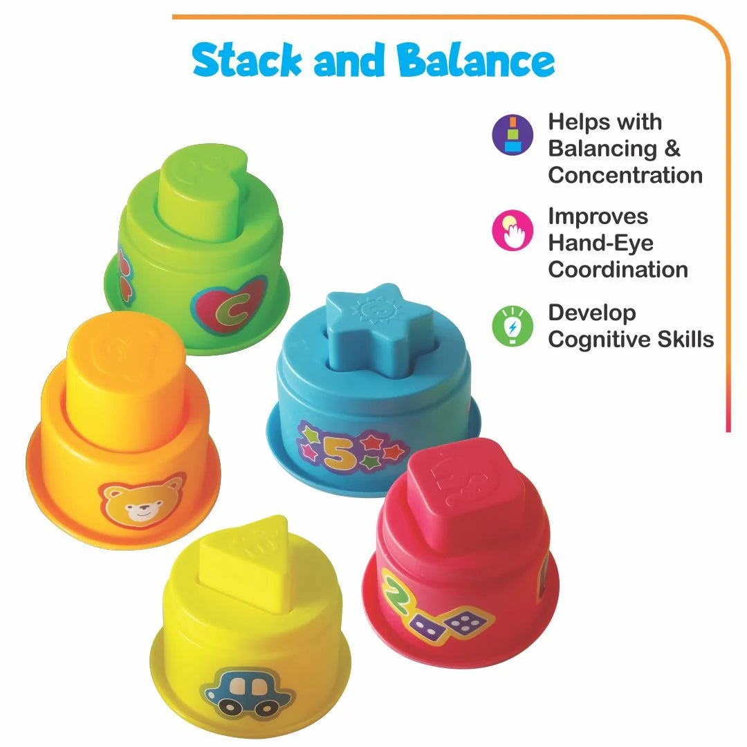 Toys Mate Play N Grow - A 5-in-1 Toddlers Learning Activity Gift Set For 12 Months And Above