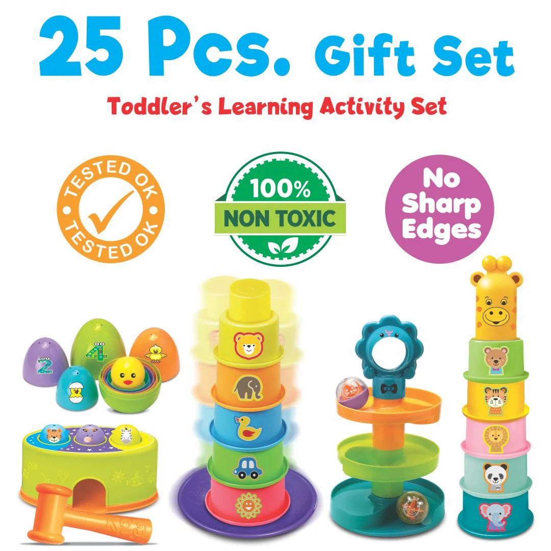Toys Mate Play N Grow - A 5-in-1 Toddlers Learning Activity Gift Set For 12 Months And Above