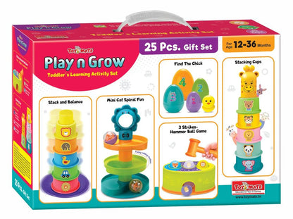 Toys Mate Play N Grow - A 5-in-1 Toddlers Learning Activity Gift Set For 12 Months And Above