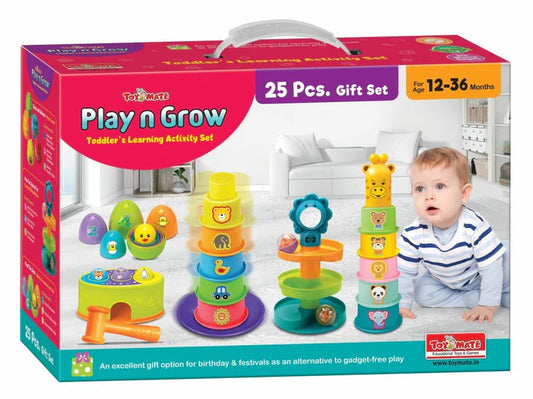 Toys Mate Play N Grow - A 5-in-1 Toddlers Learning Activity Gift Set For 12 Months And Above