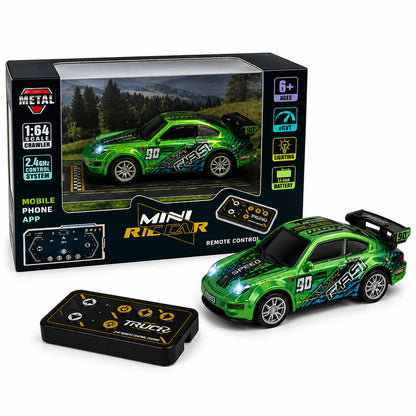 Trasped Porsche-Style 1:64 Mini Remote Control Racing Car | RC Hobby